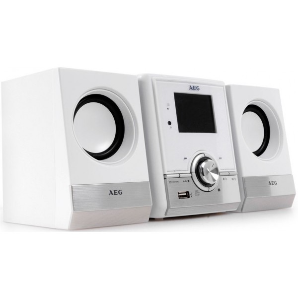 AEG MC 4461 BT, White микросистема